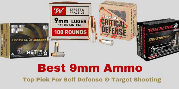 Best 9mm Ammo - Top Pick For Self Defense & Target Shooting