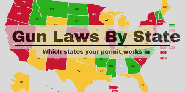 Gun Laws By State - Which states your permit works in