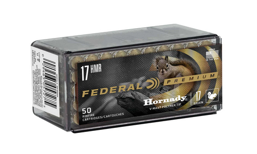 Federal .17 HMR 17 gr Premium Varmint & Predator Hornady V-Max