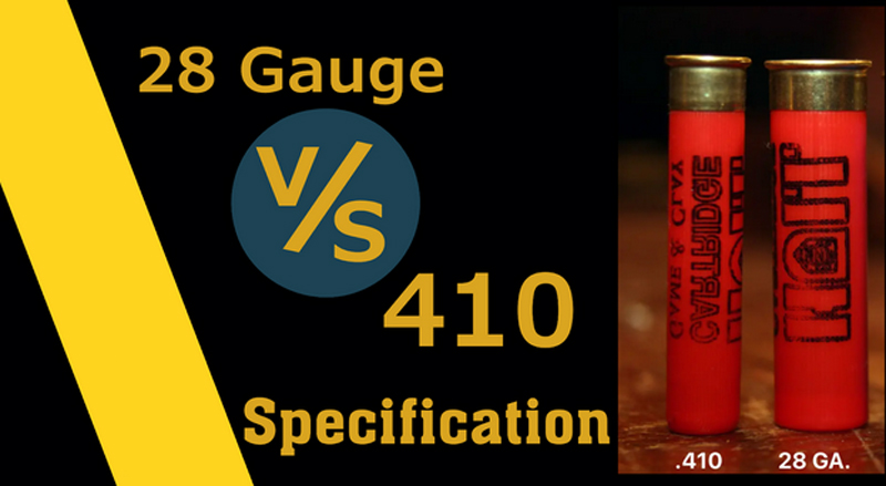 .28 Gauge vs. 410: Cartridge Specs