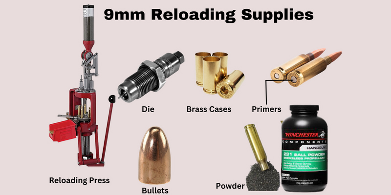 9mm Reloading Supplies
