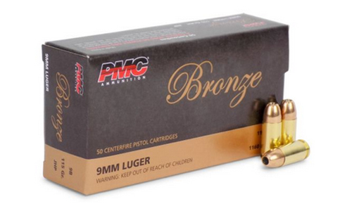 PMC BRONZE 9MM 115 GRAIN JHP