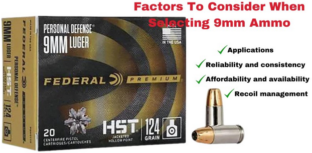 Factors To Consider When Selecting 9mm Ammo