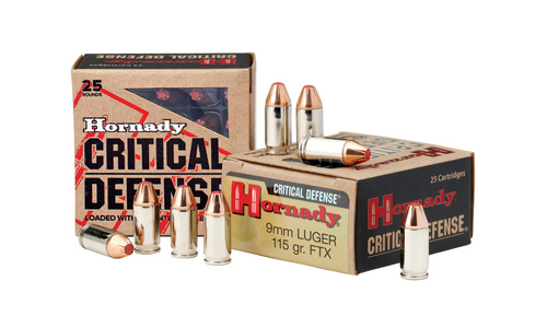 Hornady Critical Defense 9mm 115 Grain