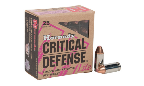 Hornady Critical Defense Lite 9mm Luger 100gr
