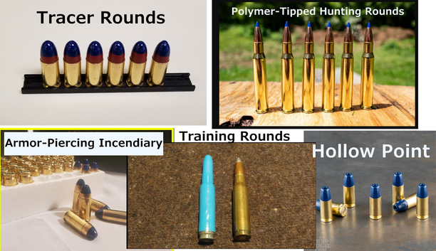 Types of Blue Tip Ammo