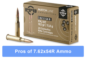 Pros of 7.62x54R Ammo