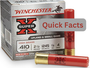 Quick Facts of 410 Ammo