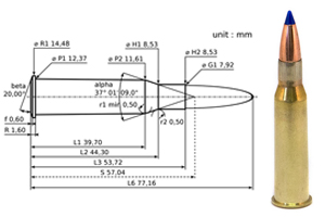 Specifications 7.62x54R Ammo