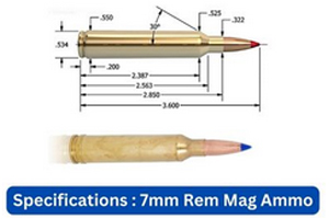 Specifications 7mm Rem Mag Ammo