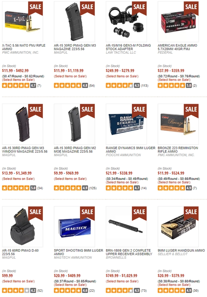 In Stock, Rebate, Sale/Clearance Ammunition!