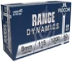 Fiocchi 9MM 115GR FMJ - 9AP- 50rd Box