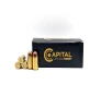 Capital Cartridge   45 ACP 230GR RN - New Brass Plated Steel Case - 50rd Box