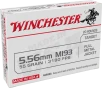 Winchester 5 56 - 55GR M193 FMJ - Lake City - WM193K- 20rd Box