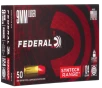 Federal Syntech Range 9MM  124 Grain Syntech Jacket Flat Nose  -  Pistol Ammo  -  50RD Box - AE9SJ2