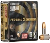 Federal Personal Defense 9MM  135 Grain Hydra-Shok Deep Nickel-Plated Brass Case  -  Pistol Ammo  -  20RD Box - P9HSD1