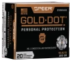 Speer Gold Dot  45 ACP 185 Grain Hollow Point  -  Pistol Ammo  -  20RD Box - 23964GD