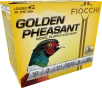 Fiocchi Golden Pheasant Nickel Plated 12 Gauge 1 3 4oz 3in Shotgun Ammo - 5 Shot - 25RD Box - 123GP5