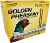 Fiocchi Golden Pheasant Nickel Plated 12 Gauge 1 3 4oz 3in Shotgun Ammo - 6 Shot - 25RD Box - 123GP6