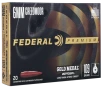 Federal Gold Medal 6mm Creedmoor 109 Grain Long Range Hybrid Target Brass Cased - Rifle Ammo - 20RD Box - GM6CRDLRHT1