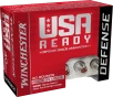 Winchester USA Ready  40 SW 155 Grain Hex-Vent HP - Pistol Ammo  -  20 Round - RED40HP