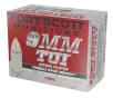 Fort Scott Munitions 9mm 115 Grain Tumble Upon Impact Nickel Brass - 20 Round