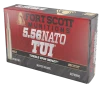 Fort Scott Munitions - 5 56x45mm NATO - 55 Grain - TUI -  Rifle Ammo - 20 - 556-055-SCV