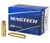 Magtech 500 S W 325 Grain Semi Jacketed Soft Point Flat Brass Cased - Pistol Ammo  -  20RD Box - 500B