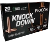 Fiocchi Knock Down 6 5 Creedmoor 120 Grain HP Rifle Ammo - 20RD Box - 65CMCHA