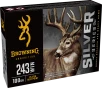 Browning SILVER SERIES 243 WIN 100 Grain Plated Soft Point Rifle Ammo - 20RD Box - B192602431