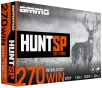 AMMO INC -  Hunt SP 270 WIN 140 Grain Interlock Soft Point  - 20RD Box