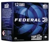 Federal Top Gun 12 Gauge 1oz Sporting - Shotgun Ammo - 1250 FPS - 7 5 Shot - 25RD Box - TGS128 7 5