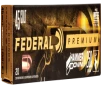 Federal  45 Colt 250 Grain Bonded Hollow Point Brass  -  Pistol Ammo  -  20RD Box - LG45C1