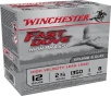 Winchester Fast Dove   Clay High Brass 12 Gauge 1 Oz 2 75in  8 Shotgun Ammo - 25RD Box - WFD128B