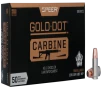 Speer Gold Dot Carbine 9MM  135grain Carbine Brass Cased - Pistol Ammo  -  50RD Box - 59GDC1