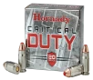 Hornady Critical Duty 9MM   P 124 Grain FlexLock Brass Cased  -  Pistol Ammo  -  25RD Box - 90216