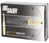 SIG SAUER SIG Match  6 5 Creedmoor 140 Grain Open Tip Match Brass Cased - Rifle Ammo - 20RD Box