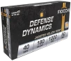 Fiocchi Defense Dynamics  40S W 180 Grain JHP Brass Cased - Pistol Ammo  -  50RD Box - 40SWE