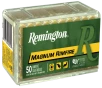 Remington Magnum Rimfire  22 Winchester Magnum Rimfire 40 Grain Pointed Soft Point Brass Cased - Rimfire Ammo - 50RD Box - 21172