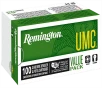 Remington UMC 9MM  115 Grain - FMJ - Brass Cased  -  Pistol Ammo  -  100 Rounds - 23765