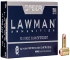 Speer Lawman Training  40 S W 165 Grain Total Metal Jacket  -  Pistol Ammo  -  50RD Box - 53955
