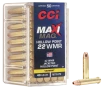 CCI  -  Maxi-Mag  22 Winchester Magnum Rimfire 40 Grain - JHP  -  Rimfire Ammo - 50RD Box - 24