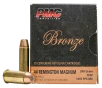 PMC   44 Remington Magnum 240 Grain Truncated Cone Soft Point Brass Cased - Pistol Ammo  -  25RD Box - 44D