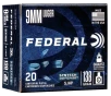 Federal Syntech Defense 9MM  138 Grain Segmented Hollow Point  -  Pistol Ammo  -  20RD Box - S9SJT1