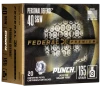 Federal Personal Defense Punch 40 S W 165 Grain - JHP - Brass Cased  -  Pistol Ammo  -  20RD Box - PD40P1