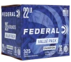 Federal 725 Value Pack 22 LR 36 Gr Copper Plated Hollow Point - Rimfire Ammo - 325RD Box - 725