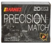 Barnes Match - 6 5 Creedmoor - 140 Grain - Match Burner OTM BT - Brass Cased -  Rifle Ammo - 20RD Box - 30166