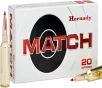 Hornady Match 6 5mm PRC 147 Grain Extremely Low Drag Match Brass Cased - Rifle Ammo