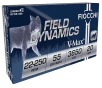 Fiocchi Field Dynamics  22-250 Remington 55 Grain VMAX Rifle Ammo - 20RD Box - 22250HVD