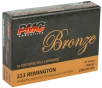 PMC  223 Remington - 55 Grain  -  FMJ  -  Boat Tail - Brass Case - 20RD Box